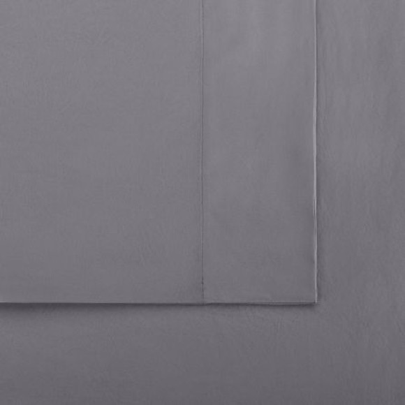 Sertapedic Supersoft Solid 4-Piece King Sheet Set Gray - Picture 5 of 5